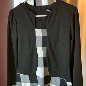 NWT Fashion Mia Black & White Dress ~ L